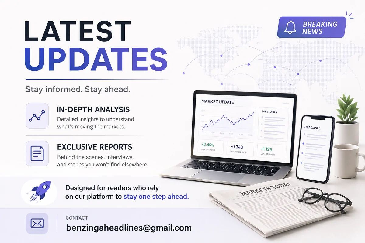 Latest Updates. Stay informed. Stay ahead. In-depth market analysis and exclusive reports. Contact benzingaheadlines@gmail.com.