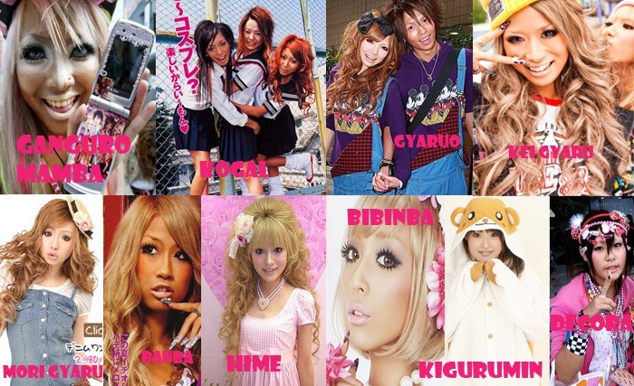 Rodzaje gyaru