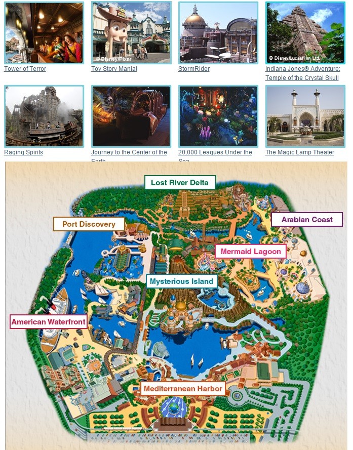 Disney von Japan und Disney Sea kennen