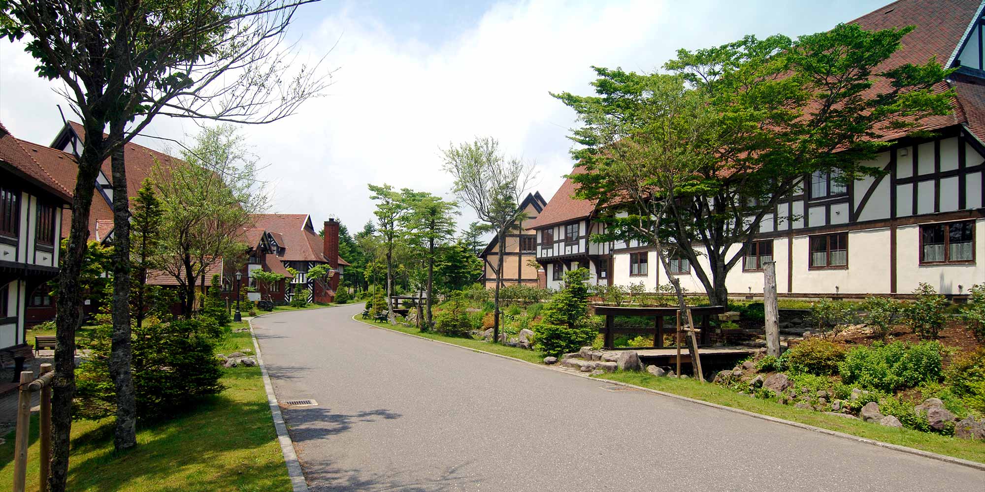 Conhecendo o mundo em lugares estrangeiros do japão - british village