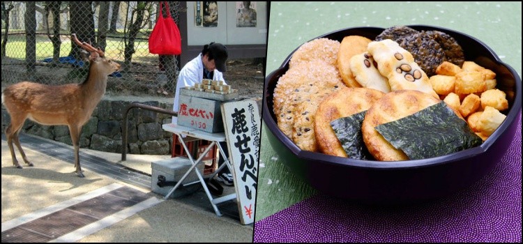 Yatai - lihat makanan jalanan Jepang senbei