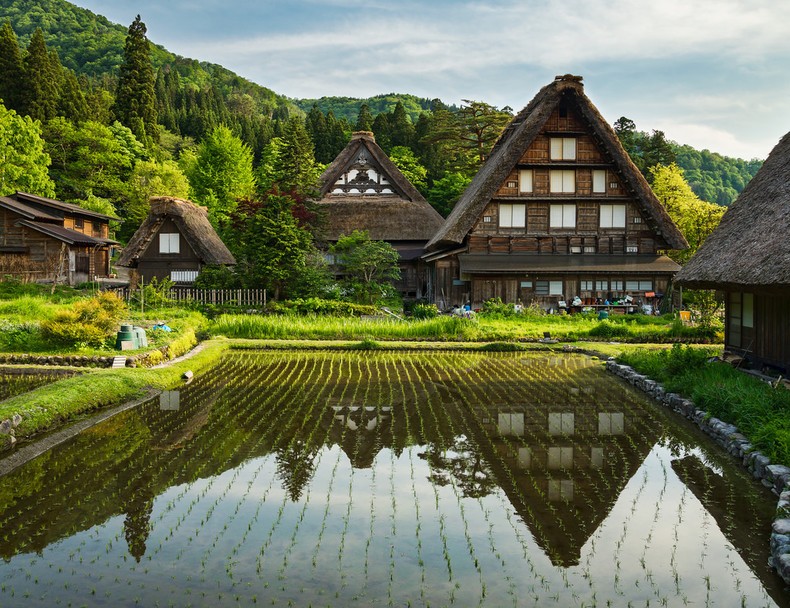 Shirakawa - kleine Städte in Japan, perfekt für einen Besuch