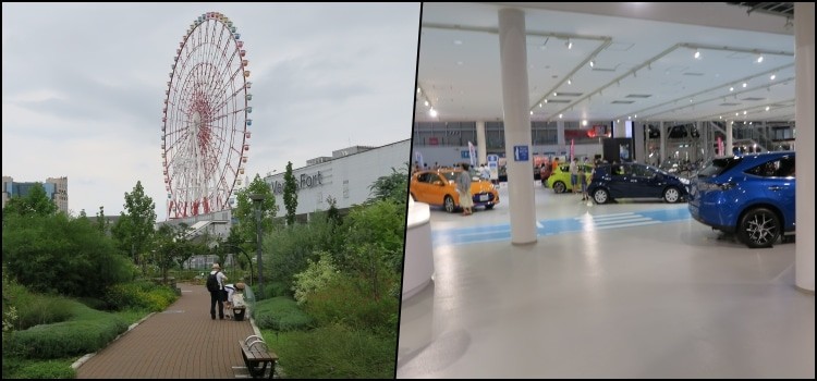 Odaiba - the artificial island of tokyo