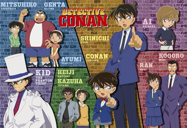 Các nhân vật chính thông minh nhất của phim hoạt hình - edogawa conan - thám tử conan