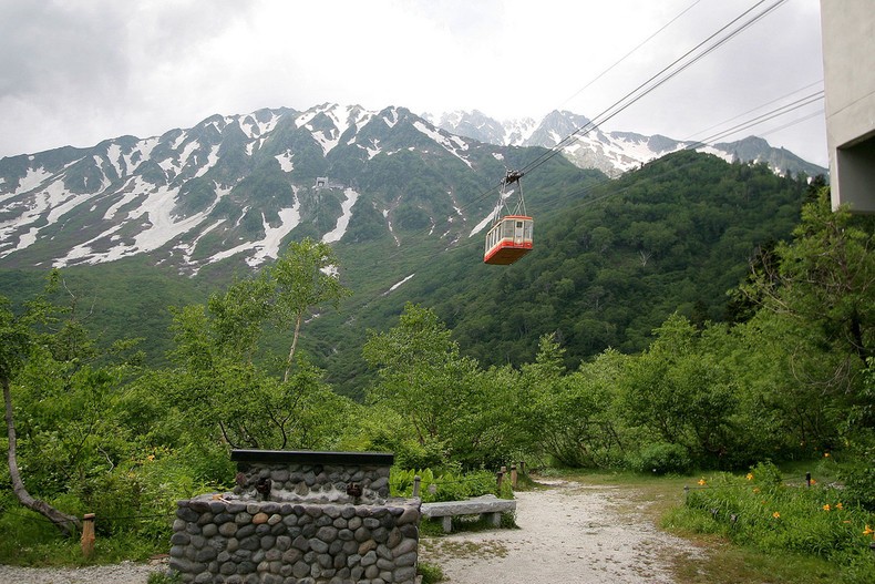 Route alpine Tateyama Kurobe