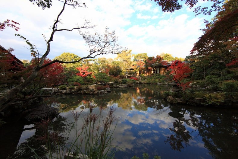 関西一の日本庭園
