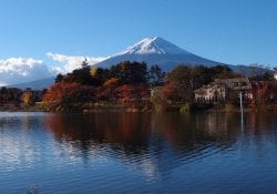 Lago d'autunno Fuji