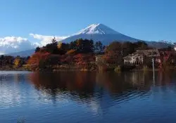 富士湖の秋