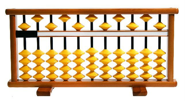 Soroban - a Japanese abacus used for calculation