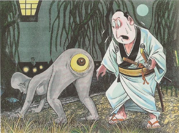 สัตว์ประหลาดตำนานและตำนานของญี่ปุ่น 15 ตัว