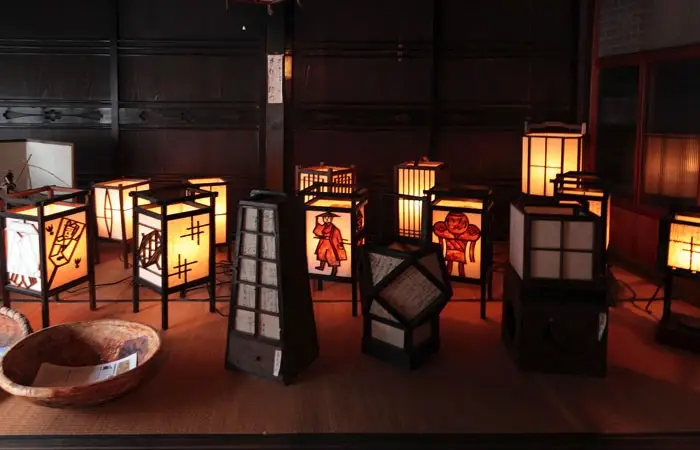 日本の伝統的な照明、行灯・提灯、ぼんぼり、提灯、水牛、あんどん