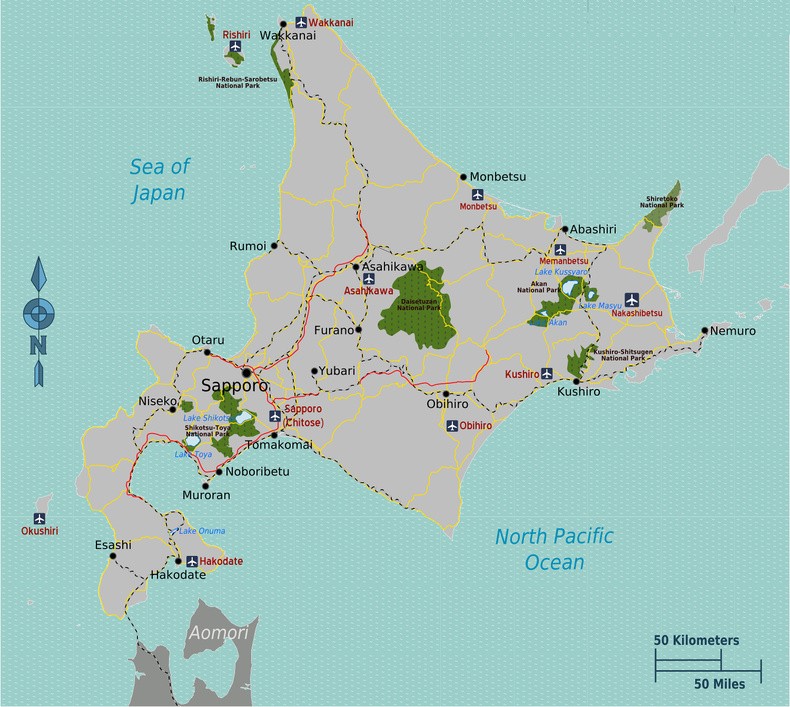 Hokkaido-Führer - Sapporo, Hakodate und Otaru und Asahikawa