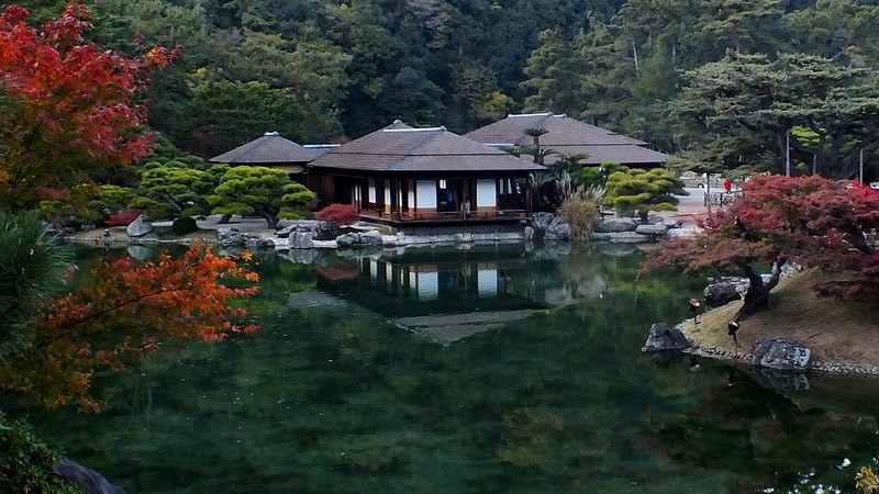 สวนและสวนสาธารณะที่ดีที่สุดทั่วประเทศญี่ปุ่น