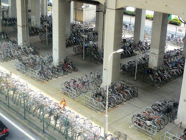 The bicycles in Japan