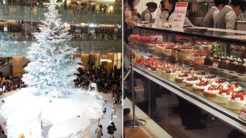 일본의 크리스마스-일본은 어떻게 쿠리스 마스를 축하합니까?