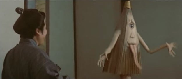 Scène du film yokai hyaku monogatari de 1968