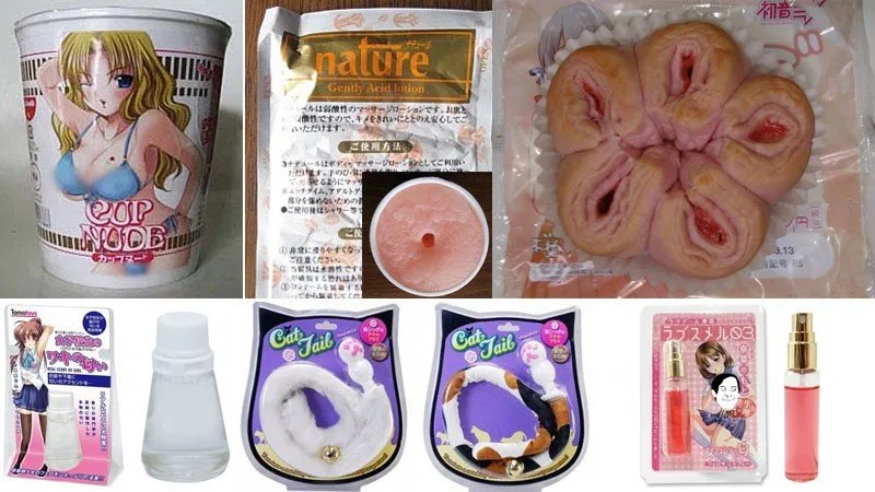 Produtos eróticos bizarros do Japão