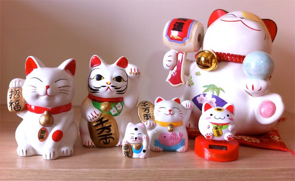 Maneki neko - japanische Glückskatze - Bedeutung und Herkunft