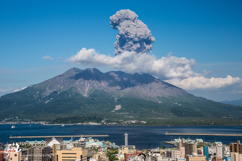 Los 118 volcanes de Japón