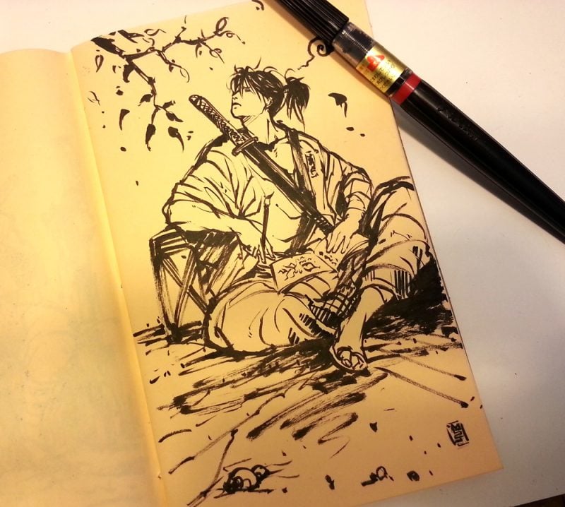 Carnet-de-croquis__sketching_samurai_by_mycks-d8d35ue
