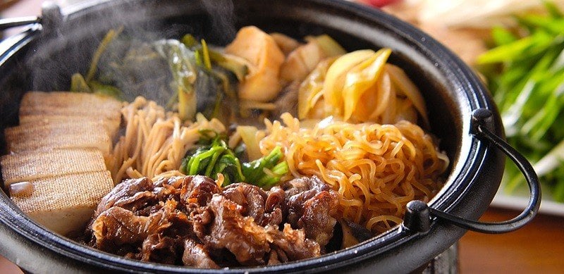 Sukiyaki - Japanese noodle type - shirataki