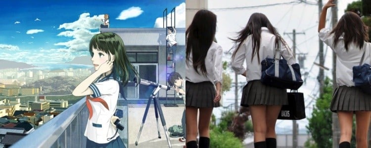 Uniforme escolar japonés: ¿las faldas son realmente cortas?