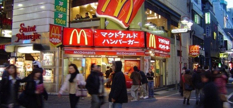 Mcdonald in japan - differences and curiosities