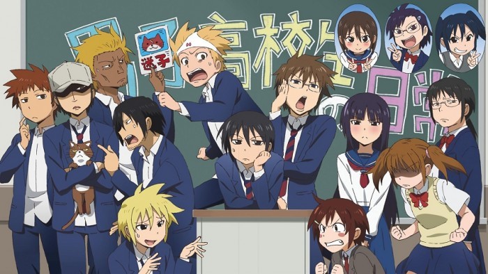 Animes de comédia nonsense + danshi koukousei no nichijou