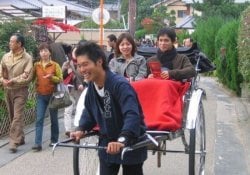 Jinrikisha – rickshaw in japan
