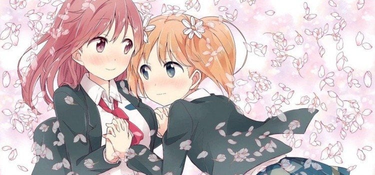 anime shoujo ai dan yuri - trik sakura