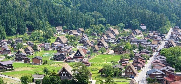 The famous Japanese Alps - hisa, kiso and akaishi