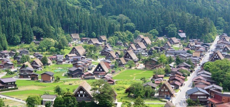 Die berühmten japanischen Alpen - hisa, kiso und akaishi