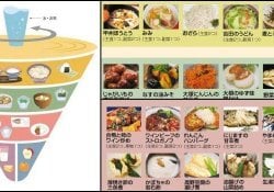 Japanische Ernährungspyramide - Japan Food Guide