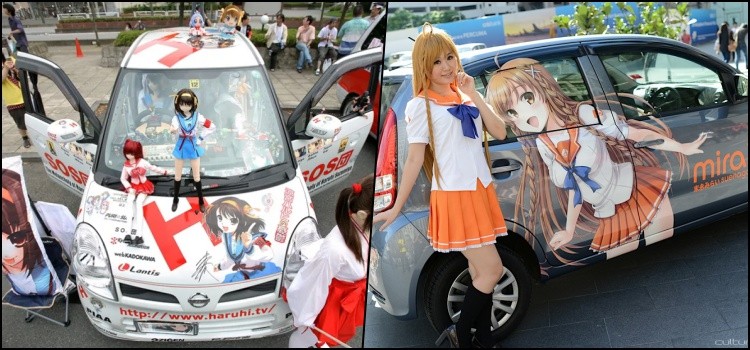 Itasha - the otaku car with anime decoration