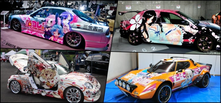 Itasha - l'auto otaku con decorazioni anime