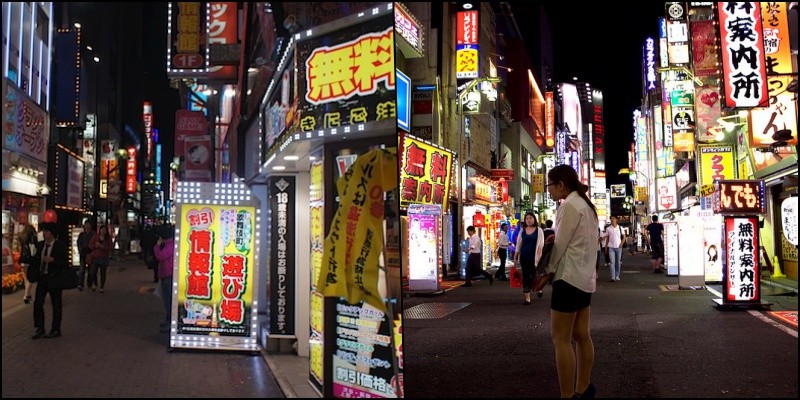 Kabukicho - the biggest red light district in japan