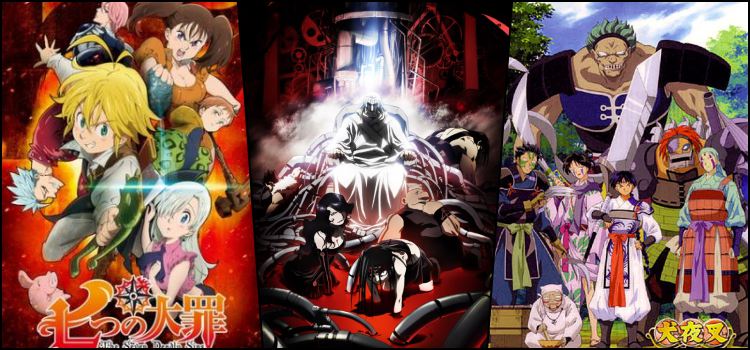 7 deadly sins in anime - references and characters