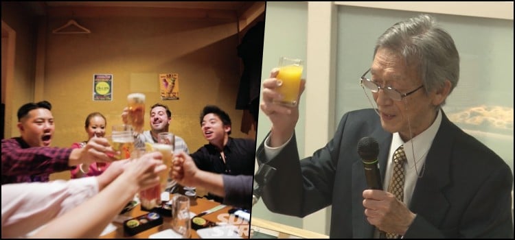 คำแนะนำและกฎสำหรับนักดื่มในญี่ปุ่น