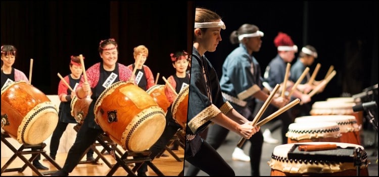 Taiko - Trommel - japanische Schlaginstrumente