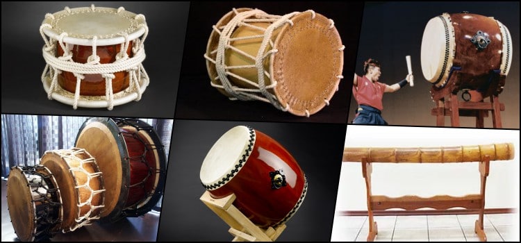 Taiko - tambor - instrumentos japoneses de percussão
