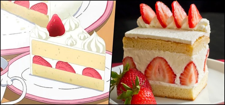 Recipe - the famous anime strawberry cake