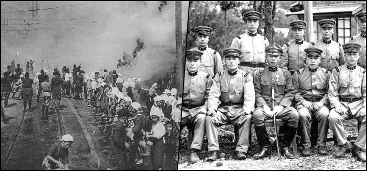 الجرائم اليابانية التي ارتكبت حتى الحرب العالمية الثانية