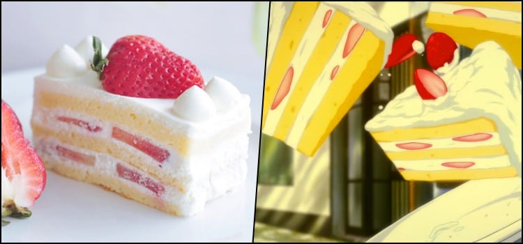 Recipe - the famous anime strawberry cake