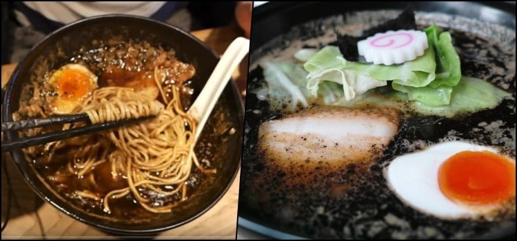 ramen Kogashi - các món ăn mà sản lượng đánh bắt trên lửa