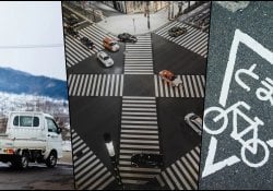 日本的街道和交通 - 应遵循的示例