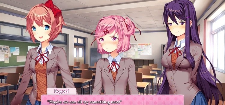 Quebrando clichês de novels - doki doki literature club!