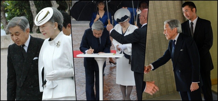 Empereur Akihito - la brève démission de l'empereur actuel