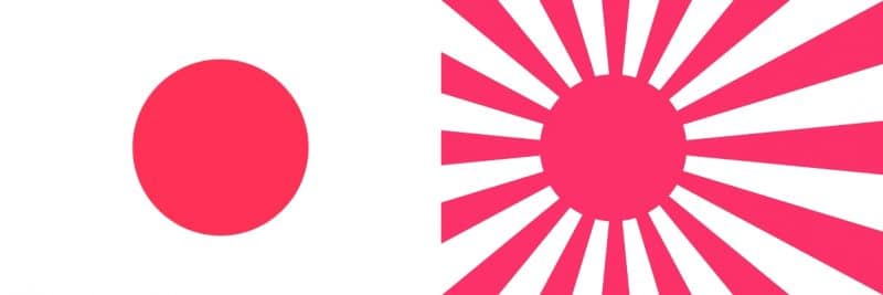 The 6 historic flags of Japan