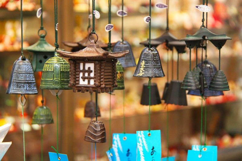 Wind chimes - the Japanese wind bells