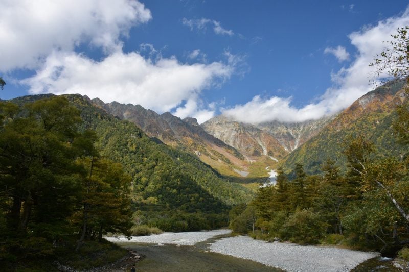 Die berühmten japanischen Alpen - hisa, kiso und akaishi